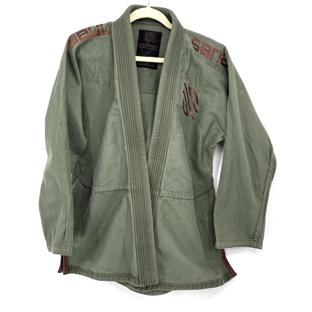 Sanabul‎ Gi Green A2 Jiu Jitsu Mixed Martial Arts Kimono Gi Uwagui ONLY